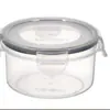 Juego de Cajas Zhanggong para Conservar Frescura Transfronterizas Polipropileno Grado Alimenticio Sellado Transparente Refrigerador Refrigerado Congelador Caja de Almacenamiento para Refrigerador