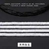 Venta directa de fábrica 2*4mm ángulo recto redondo piedra natural cristal jade cuentas sueltas accesorios para joyería DIY accesorios para pulseras