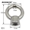 Tuerca de elevación estilo japonés de acero inoxidable 304 Tuerca de anillo de elevación JIS1169 tuerca de anillo aparejo de acero inoxidable
