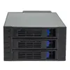 Caja de Disco Duro de 3 Bahías, 2 Bahías para Unidad Óptica, Módulo de Disco Duro Intercambiable en Caliente con Chasis de Expansión con Backplane Sas2.5/3.5