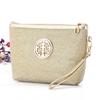 Bolsa de mão rosa vibrante europeia e americana bolsa de lona rosa dourado bolsa de cosméticos verde fabricante de origem Mingtai