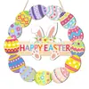 Amazon Conejito de Pascua Letrero de Madera para Puerta Placa Festiva Letrero de Pared Señalización Decoración de Jardín Arte Colgante