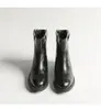 Nueva Colección Otoño/Invierno 2026 para Mujer: Botines de Piel de Cordero con Suela Silenciosa y Tacón Grueso, Botas de Commuter Ajustadas, Botas Cortas tipo Martin