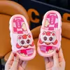 Adorable y Lindas Pantuflas para Niñas, Nuevo Modelo de Verano, Padre-Hijo Bebé Hogar Baño Suela Suave Antideslizante Lindas Sandalias