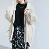 Chaqueta Cortavientos Rakuten Otoño e Invierno de Japón Tela a Prueba de Viento e Impermeable Diseño Dobladillo Suelto Chaqueta Retráctil para Mujer