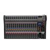 Mixer de 16 canais para performance em palco, karaokê com USB, Bluetooth, efeito de reverb, pode monitorar, sintonizador profissional de 16 canais