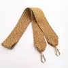 Nuevo color estilo étnico correa ancha no ajustable para bolso de mensajero al hombro correa ancha de algodón bordada de repuesto