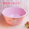 Lavabo pequeño de plástico para niños, ideal para lavar verduras, lavar la ropa, lavar el dormitorio de bebés y estudiantes, para mujeres.