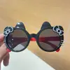Nuevas Gafas de Sol Infantiles con Lazo de Gato Gafas de Sol para Bebé Niña Dibujos Animados Lindos Protección Solar Moda Gafas para Foto