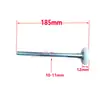 Accesorios para Puerta de Garaje de Persianas Enrollables con Control Remoto Eléctrico Rueda Blanca Pequeña Polea de Nylon Rodamiento Metálico Rueda Guía
