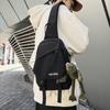 Saco peito masculino e feminino marca de moda mensageiro bolsa cintura ins moda cor de contraste estilo japonês 2022 novos meninos bolsa de ombro bolsa casal
