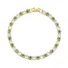 Pulseira Colorida de Camada Única com Zircônia Olho Grego, Design Ins Europeu e Americano, Joia de Strass