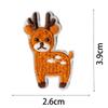 Parche de Tela Bordado Nuevo Transfronterizo Animal de Dibujos Animados Flor Parche Bordado Parche Parche Agujero Parche Decorativo Parche Parche Parche