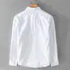 Camisa Casual de Manga Larga Cómoda para Hombre Otoño e Invierno 2025 Holgada Moderna Simple Versátil Fresca Juvenil Camisa para Hombre