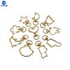 En stock mayoreo aleación de zinc luna apertura hebilla de resorte llavero DIY varias especificaciones gancho para bolsa