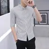 Dropshipping de Comercio Exterior Transfronterizo, Ropa de Hombre Más Vendida en Aliexpress, Camisas de Manga Media para Hombre de Alta Conversión