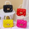 Cambiar Bolso de un Solo Hombro Sudeste Asiático Comercio Exterior Bolso Pequeño Portátil Bolsa de Dulces Color Niña Bolso del Sudeste Bolso Cruzado Cadena Gelatina