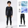 Novo Collant Infantil Roupas de Treino Outono Inverno Roupas Esportivas para Meninos Secagem Rápida Respirável Corrida Basquete Roupas para Exterior Meninas