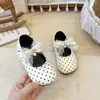 Zapatos de Princesa para Niña con Vestido Formal Zapatos Pequeños de Cuero para Niños Zapato de Bebé Suela Suave 2026 Otoño Nuevo Zapatos Individuales de Lunares Lunares
