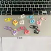 Mini Cámara Modelo Dibujo Animado Llavero de Lazo Colgante Creativo de Cuentas DIY Adorno Colgante Lindo para Niña