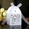Caixa de doces a laser para casamento, caixa de papelão oca para chocolate, caixa criativa para embalagem de doces, atacado de Fujian em estoque