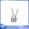 Pandora s925 chapado en plata cuproníquel collar con llave candado amor eterno DIY cadena básica para clavícula alta mujer