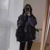 Sudadera Otoño Ropa de Mujer Manga Larga Holgada Talla Grande Sudadera Top de Pareja Sudadera de Otoño para Mujer Forrada de Polar Gruesa Mujer