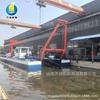 Gran barco de inyección de arena para bombeo de oro, disponible, con cabrestante y succión de lodo, y con cangilón de cadena para excavación de arena.