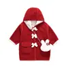 Chaqueta de Felpa para Niña 2026 Invierno Nuevo Estilo Infantil Elegante de Longitud Media Suéter de Peluche Top de Lana de Cordero para Bebé Niña