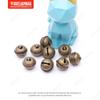 Fabricante de Guangdong Más Vendido Campana de Navidad Campana de Hierro Pintado Bricolaje Ferretería Artesanía Decoración Campana de Navidad con Múltiples Especificaciones