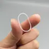 Spot Atacado Diâmetro do Fio 1,2 mm Alta Elasticidade O-Ring Translúcido/Preto/Vermelho Grau Alimentício Anel de Silicone em Forma de O