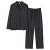 Pijamas de algodón puro para parejas, primavera y otoño, de algodón para mujer, de manga larga, populares en Internet, de estilo de alta gama, ropa de abrigo para hombre, ropa para el hogar, ropa informal de invierno.