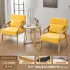 Conjunto de mesa e cadeiras de lazer para varanda um conjunto de três peças com uma mesa e duas cadeiras cadeira de sofá individual estilo log para pousada hotel tamanho grande
