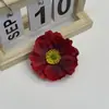 Cabezas de Flores de Amapola Artificiales Transfronterizas para Arreglos Florales, Cabezas de Flores de Amapola Semi-Terminadas, Cabezas de Flores de Amapola Falsas, Flores Artificiales para Arte Floral de Boda