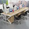 Escritorios para Personal, Escritorios de Computadora para Empleados, Combinación de Estaciones de Trabajo para 2/4/6 Personas, Estaciones de Trabajo Particionadas Modernas Simples, Modelo Nuevo