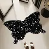 Tapete Absorvente para Entrada de Banheiro Estilo Chinês Borboleta, Tapete de Banheiro Antiderrapante, Tapete de Chão de Terra de Diatomáceas, Tapete para Porta de Entrada, Tapete para Pia de Cozinha
