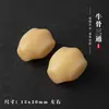 Brinquedo Cultural Tibetano Osso de Boi Acessório de Três Passagens Material Natural Envelhecido Antigo Contas Espaçadoras de Três Passagens Integradas Contas de Oração Coleção Nuvem de Fundo de Pagode
