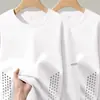 Camiseta deportiva casual para hombre de manga larga con estampado, moderna para adolescentes, adecuada para todas las estaciones, cuello redondo, top básico de manga larga