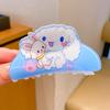 Pinza para el pelo acrílica de Sanrio con forma de perro Yugui, Merlot, Kulomi, para niña, con forma de tiburón