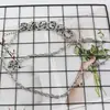 Cadena de Cintura Estilo Pequeño Fragante Cadena de Letra N Cadena con Colgante para Mujer Vestido Combinable Falda Decorativa Moda Cinturón que No se Desvanece