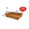 Envio Transfronteiriço Cesta de Frutas Display Retangular Azul Pão Supermercado Display Cesta de Legumes Cesta de Armazenamento de Frutas Frutas e Legumes