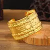 Pulseira Larga Alienígena Ouro Dunhuang Feminina Estilo Étnico Boêmio Pulseira de Braço Pulseira Dai Joias Indianas Europeias e Americanas