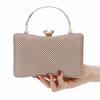 Nova bolsa de noite transfronteiriça com incrustação de diamantes, bolsa europeia e americana versátil para banquete, bolsa de ombro, crossbody, clutch, bolsa de mão para mulheres