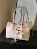 Bolso Tote de Gran Capacidad de Moda Ins Estilo Coreano para Viajar al Trabajo, Bolso de Hombro Casual Versátil de Alto Valor, Bolso para Mujer, Lujo Ligero