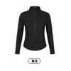Ropa de Yoga Otoño e Invierno Top para Mujer Ajustado Cuello Alto Lana Cálida Chaqueta Versátil Favorecedora de la Figura Cremallera Manga Larga Chaqueta