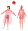 Suministro al por mayor de impermeable de senderismo desechable de una pieza con puño elástico 40g puño de jersey banda elástica cuerda para capucha