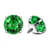 Brincos de Tarraxa Aranha de Titânio F136 com Zircônia Corpo de Liga de Titânio G23 Joia para Body Piercing Cartilagem da Orelha
