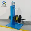 Pequeño Soporte Desenrollador de Alambre, Soporte Desenrollador de Tensión de Correa de Alambre, Carrete Desenrollador Eléctrico para Alambre y Cable, Soporte Desenrollador de Alambre de Hierro y Hilo de Algodón