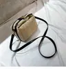 Bolsas Pequeñas de Primavera y Verano para Mujer 2025 Nuevo Estilo Coreano de Moda Bolso Cruzado Versátil Bolso de Mano Sencillo Pequeño Fresco de un Solo Hombro de Paja