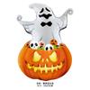 2026 Nuevos Globos de Halloween Globos de Calabaza Fantasma de Pie Decoración para Eventos de Halloween Globos de Película de Aluminio